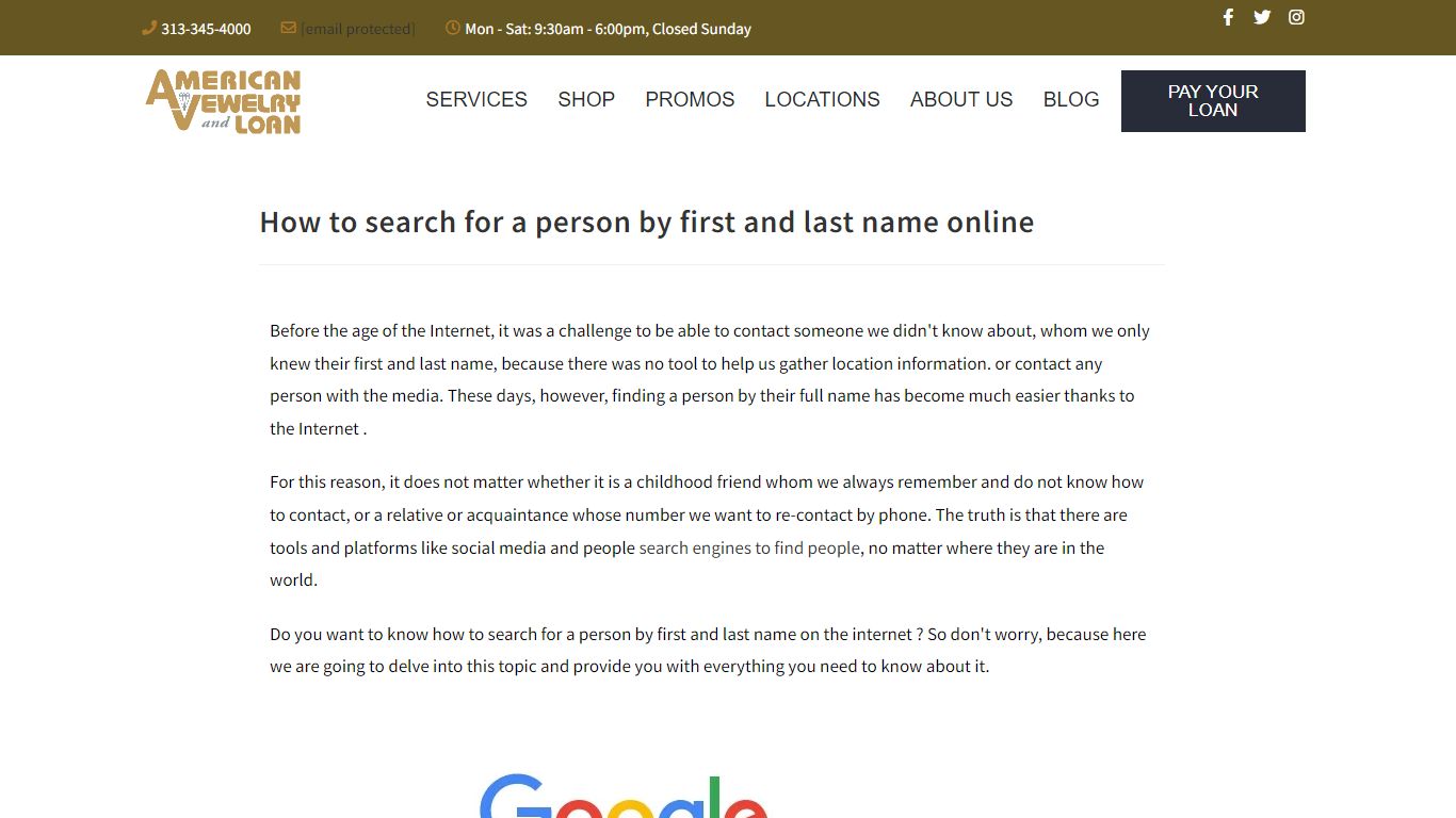 How to search for a person by first and last name online